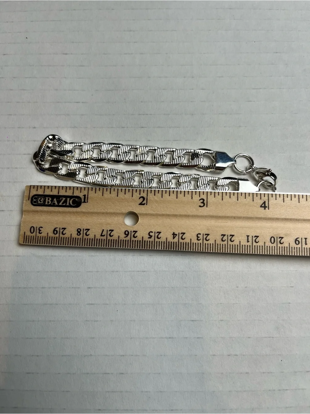 New Sterling Silver Women’s Link Bracelet - Silver